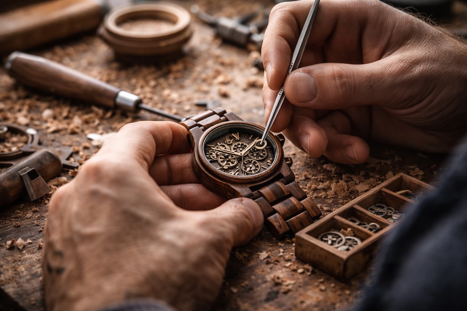 dřevěné hodinky, dřevěné hodinky pánské, dárek pro muže, originální dárek pro muže, hodinky ze dřeva, elegantní hodinky pro muže, luxusní dárek pro muže, přírodní hodinky, stylové hodinky pánské