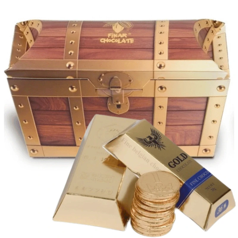 4093 Dárková truhla s čokoládou 170 g