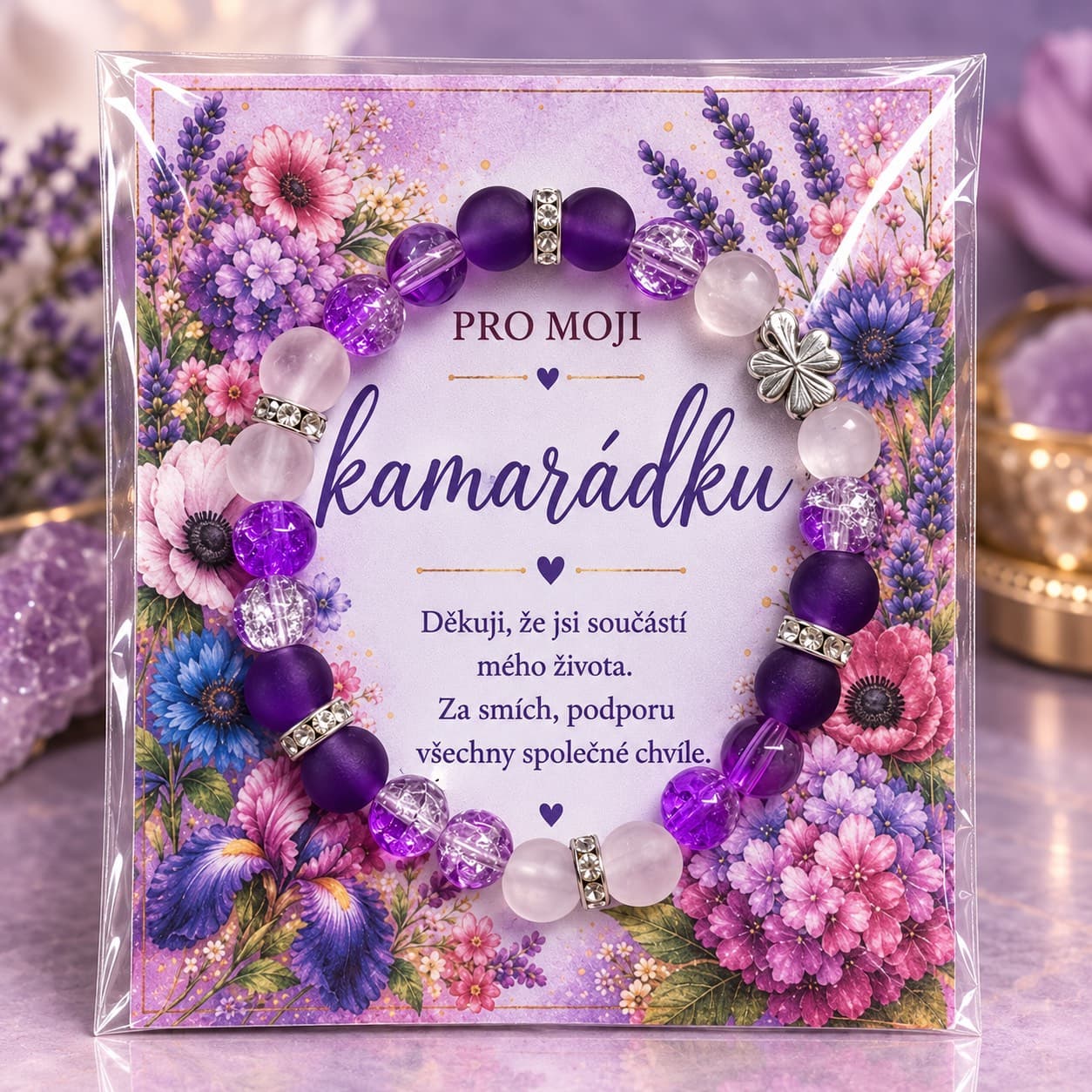 4118 Náramek pro kamarádku - děkuji že jsi