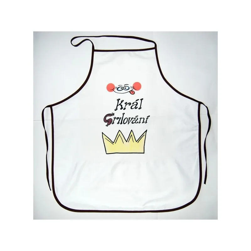 3067 Kuchyňská zástěra - Král grilování