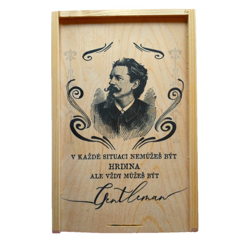 3264 Dřevěný box pro gentlemana