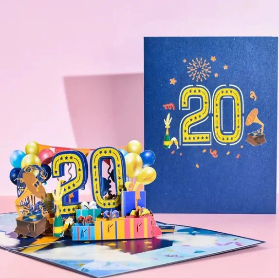 4043 3D přání k 20. narozeninám