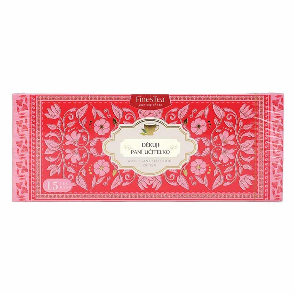 3031 Dárková sada čajů pro paní učitelku – Fines Tea 15 ks