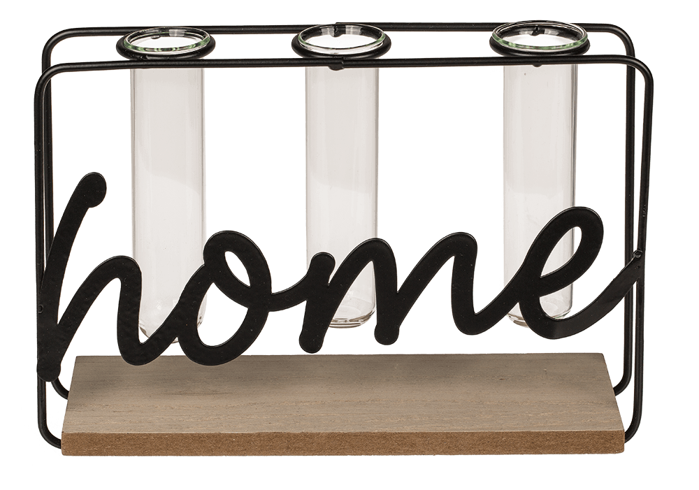 3335 Dekorace HOME se skleněnými vázičkami