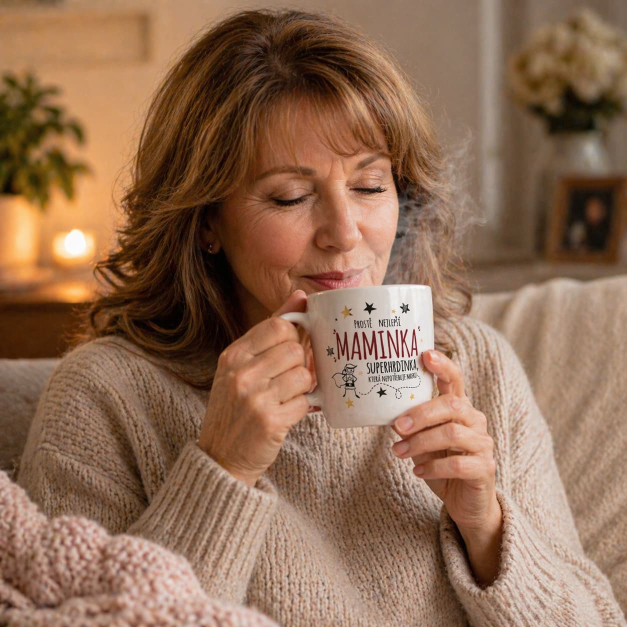 4077 Dárkový hrnek Maminka superhrdinka 300 ml
