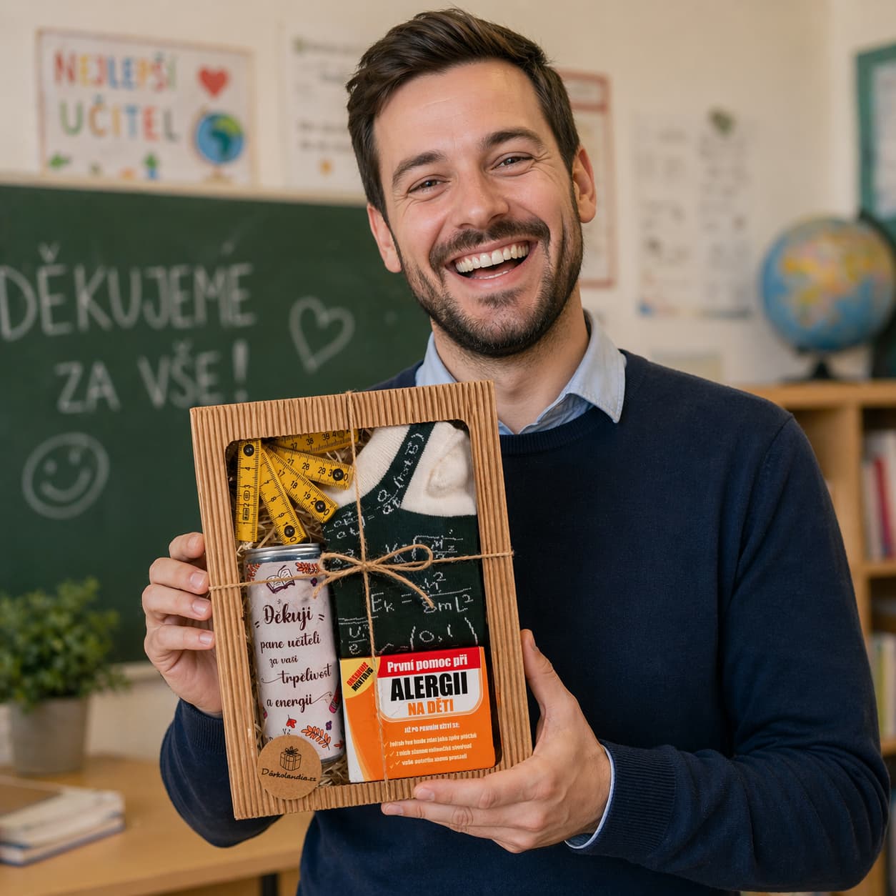 3464 Dárkový balíček pro pana učitele „Přežít školní rok“