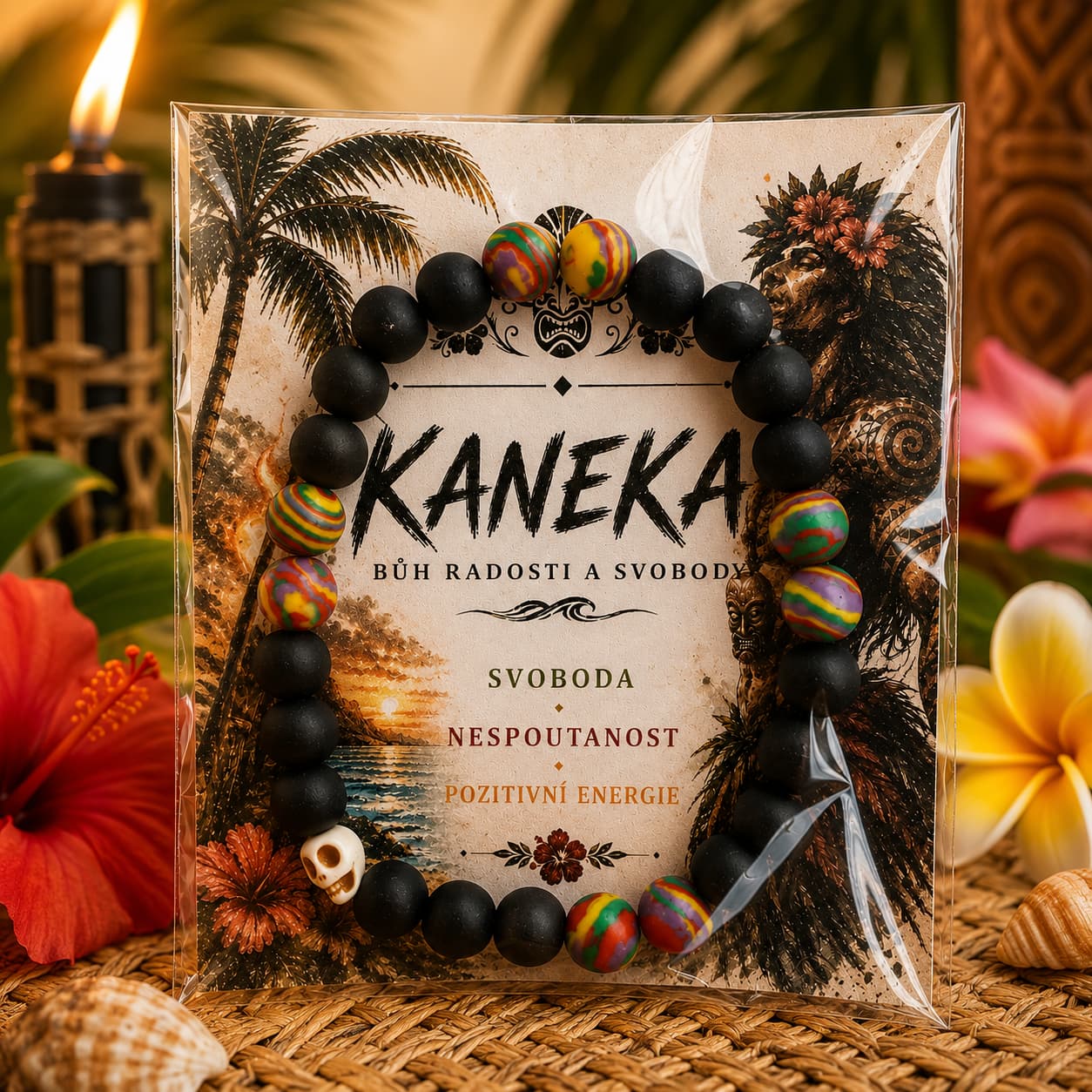 4102 Pánský náramek Kaneka - radost a svoboda