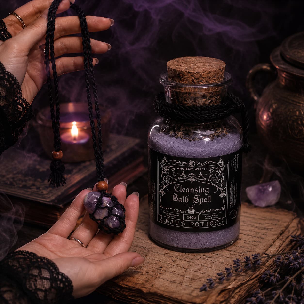 4107 Koupelový lektvar Očista s amuletem