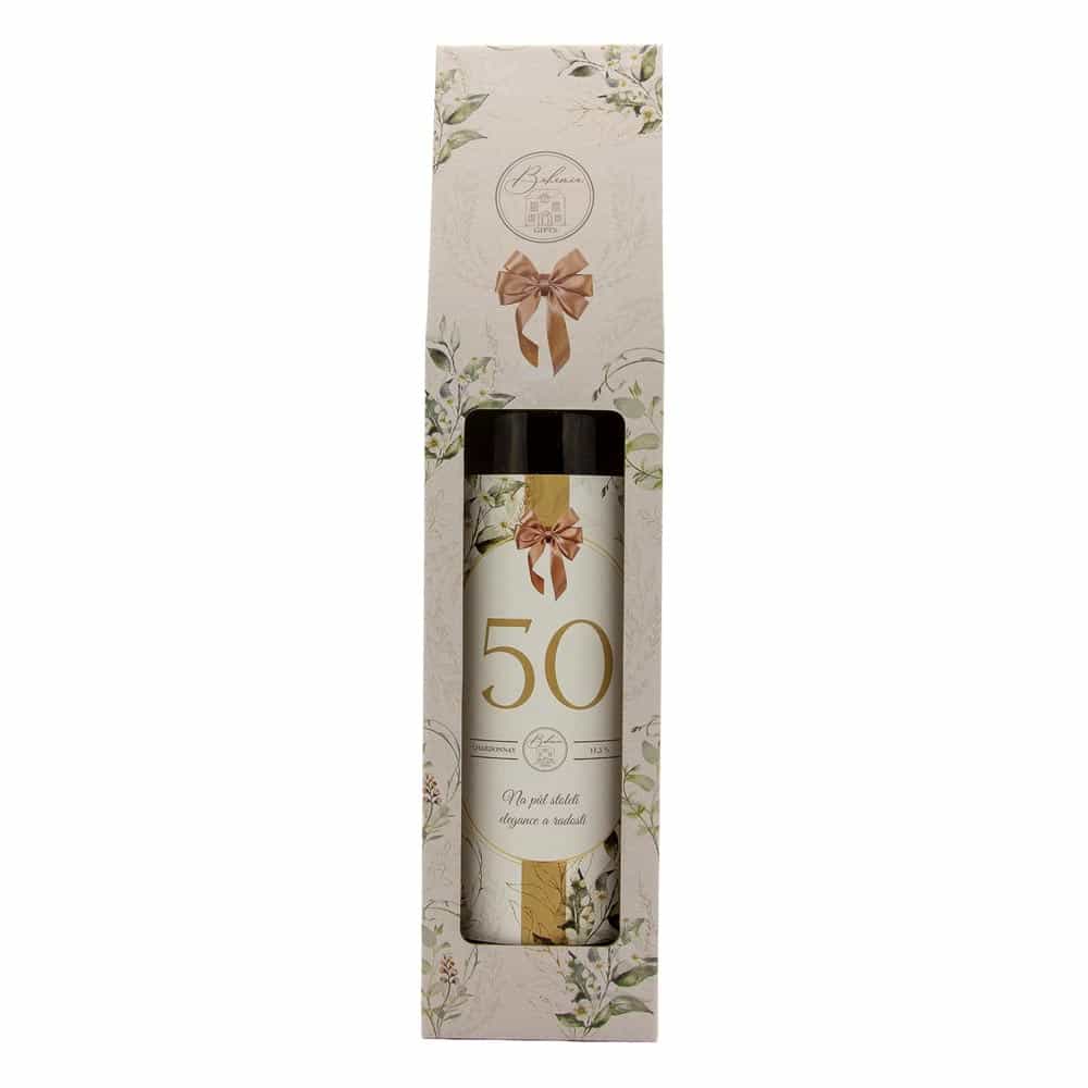 3249 Bílé víno narozeniny 50