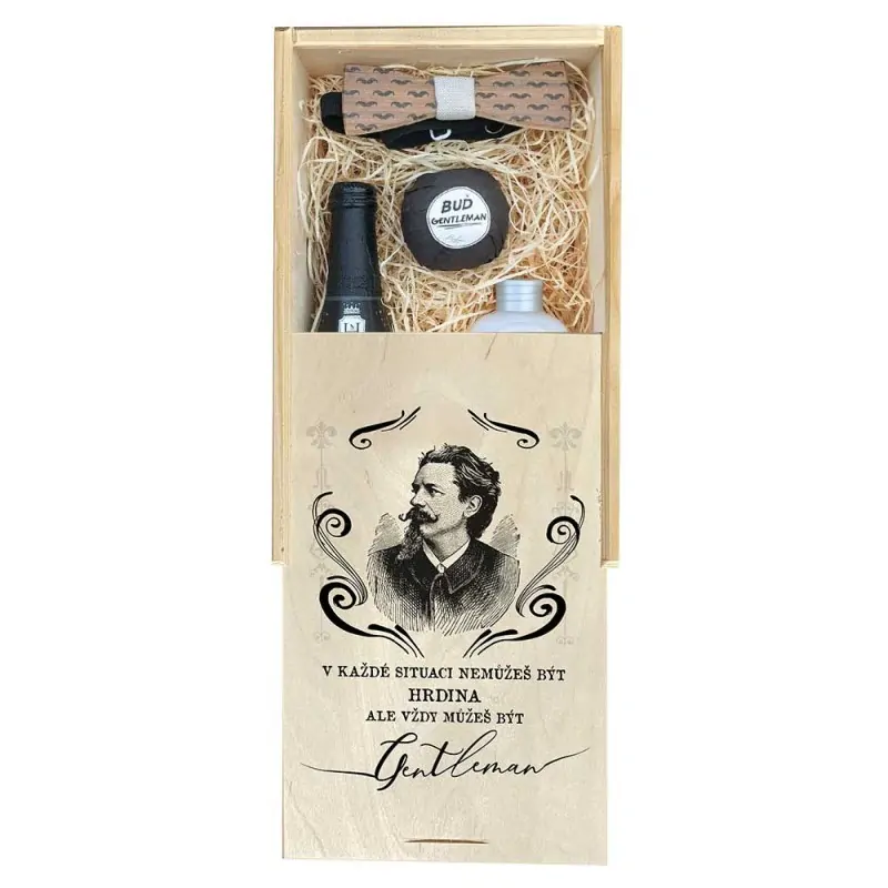 3264 Dřevěný box pro gentlemana