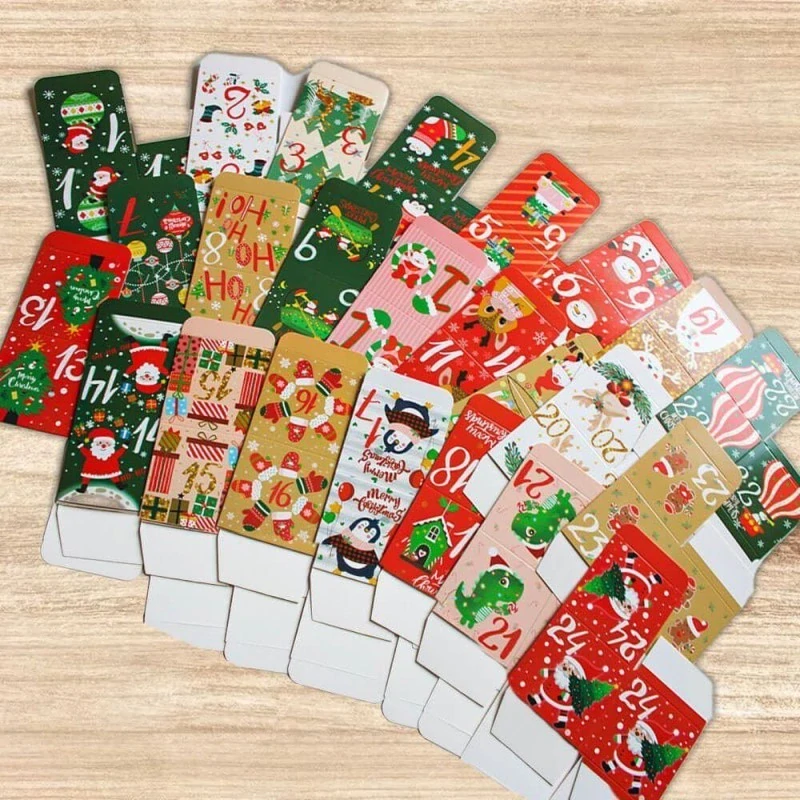 4079 Adventní kalendář - plnitelné krabičky