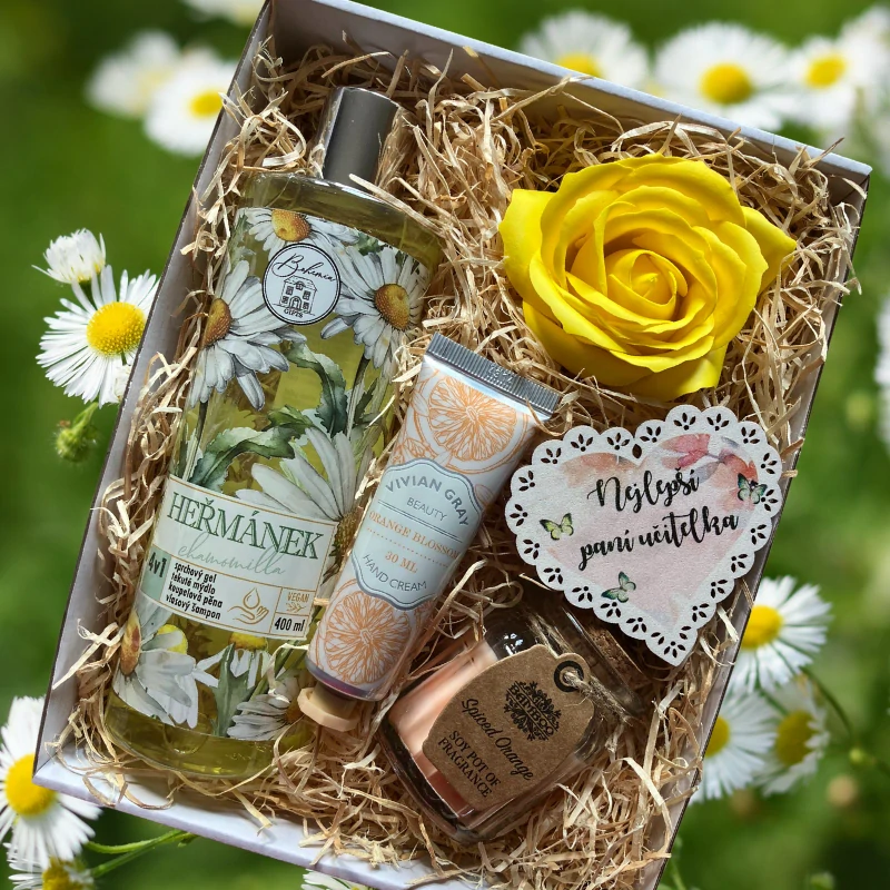 3665 Dárkový balíček pro učitelku - Heřmánek