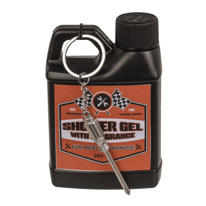 3627 Sprchový gel „kanistr“ 260 ml s klíčenkou nářadí