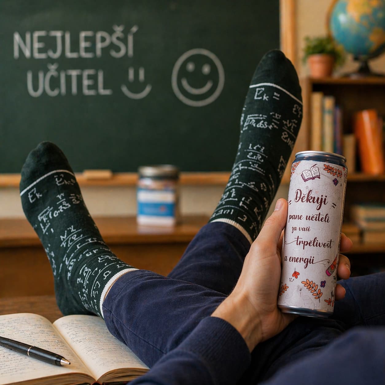 3464 Dárkový balíček pro pana učitele „Přežít školní rok“