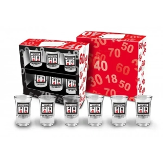 3714 Dárkové panáky 40 let- sada 6 ks