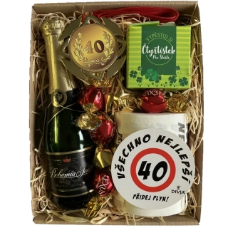 3504 Dárkový balíček ke 40. narozeninám