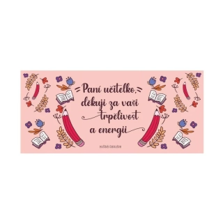 3664 Mléčná čokoláda pro paní učitelku 100g