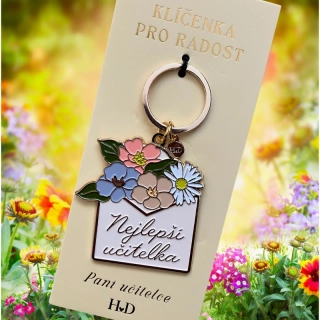 3310 Kovová klíčenka - Nejlepší učitelka