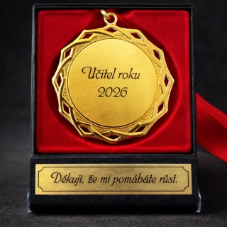 3244 Medaile - Učitel roku 2026