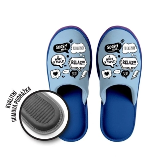 3736 Pánské dárkové bačkory „Sorry jako“