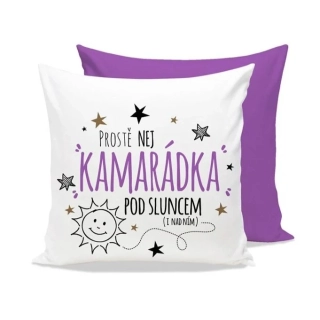 3645 Polštář pro nejlepší kamarádku – Nej kamarádka pod sluncem