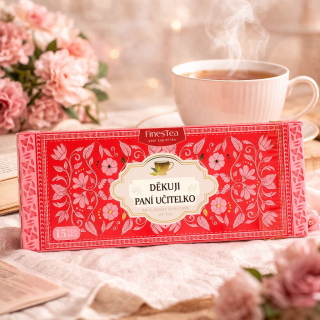 3031 Dárková sada čajů pro paní učitelku – Fines Tea 15 ks