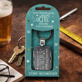 3322 Multifunkční klíčenka pro pana učitele 5v1