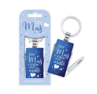 3174 Multifunkční klíčenka - Báječný muž