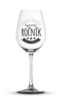 3192 Vtipná sklenička na víno - Výjimečný ročník