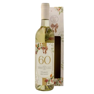 3250 Bílé víno narozeniny 60